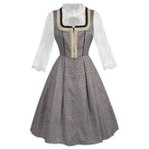 2025 New Beer Festival German Traditional Bavarian Lace Dress Costume - Coscosmos